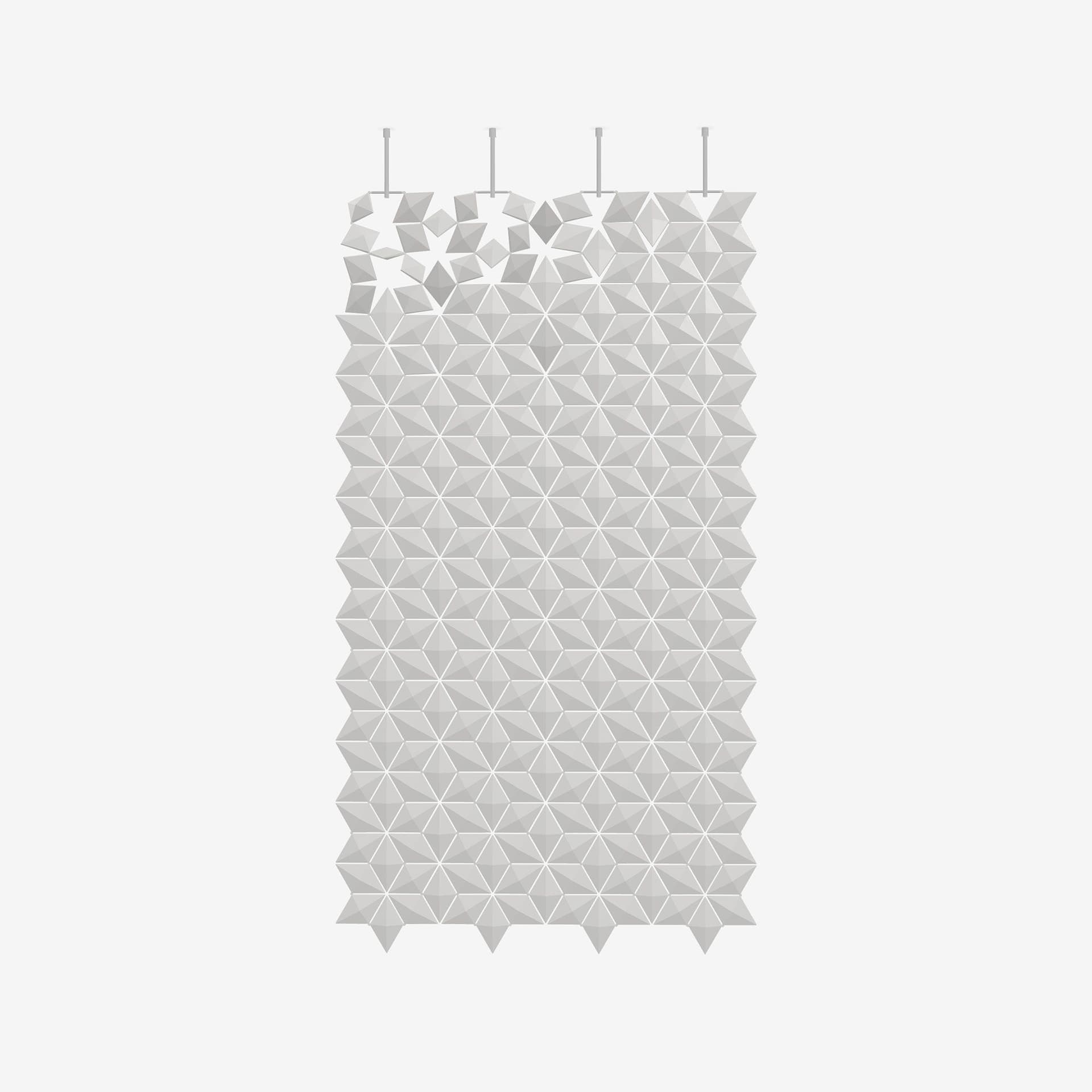 Bloomming
FACET 136 × 246 CM IN PEARL GRAY
Apartment room divider for open living spaces