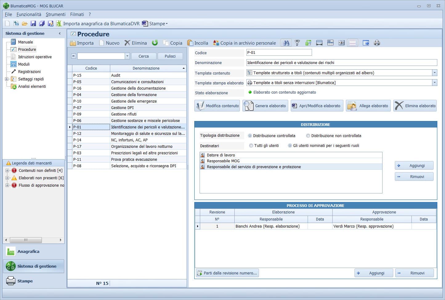 Blumatica MOG PMI
