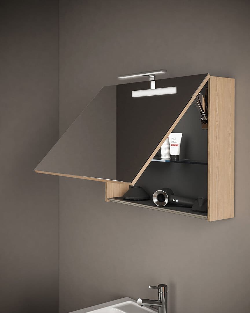 BMT
KOSMO 15
Wall-mounted laundry room cabinet with mirror