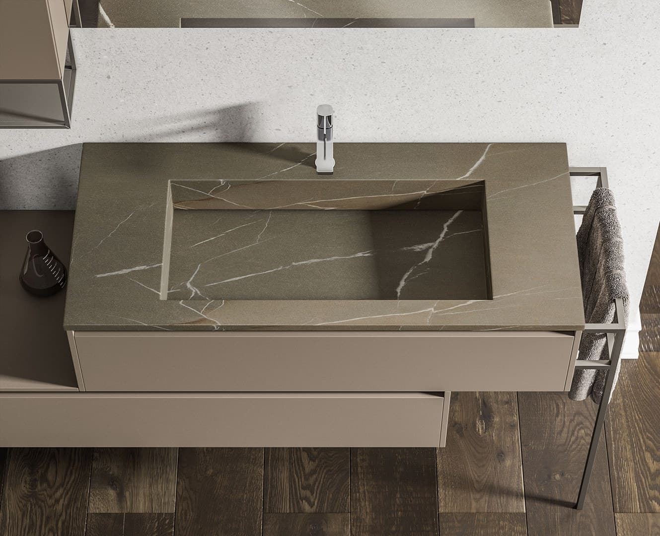 BMT
SWING 4.06
Wall-mounted vanity unit with drawers with cabinets