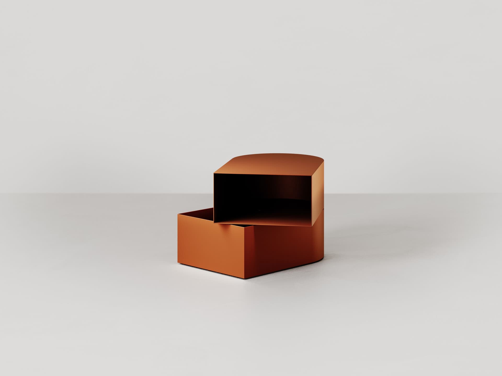 Bolzan
ABSIDE
Metal bedside table / coffee table