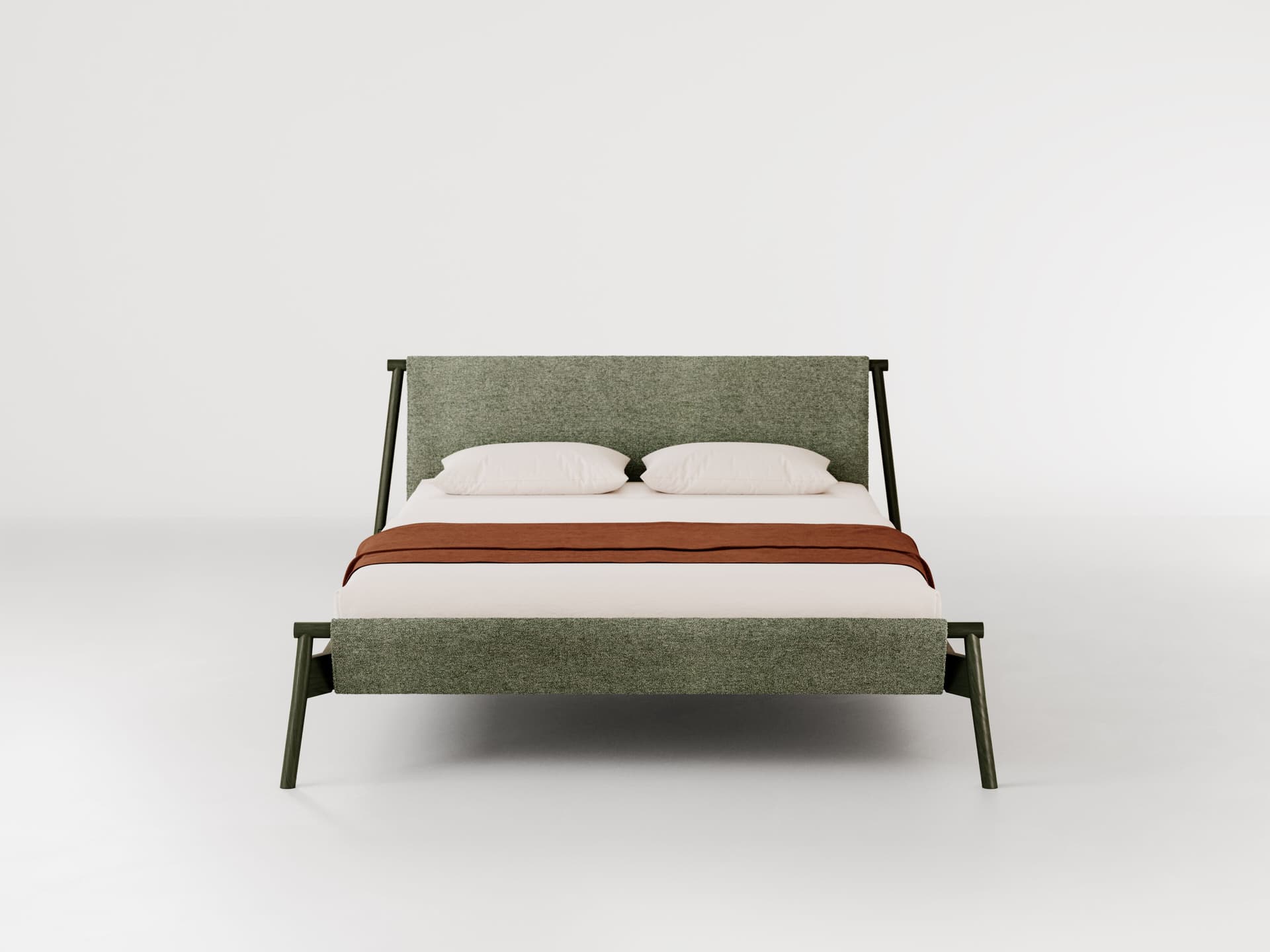 Bolzan
JACK-E
Double bed with fabric and wooden structure
