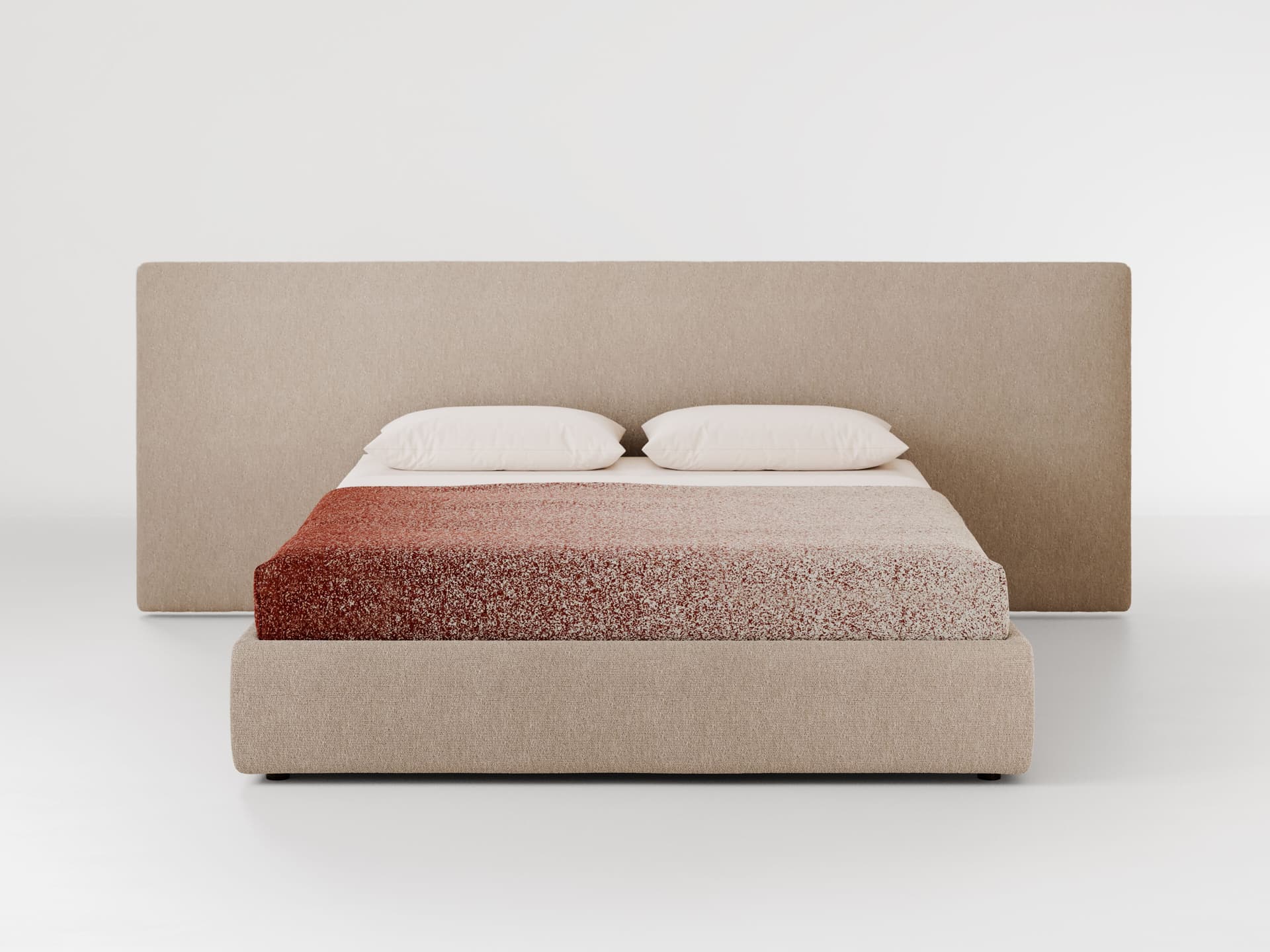 NOAH EXTRA LARGE - Кровать с хранилищем из ткани