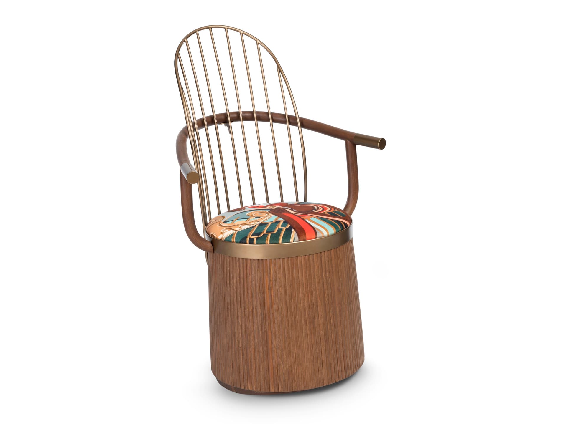 Bottega Intreccio
DONDOLINA
Rocking wooden easy chair with armrests