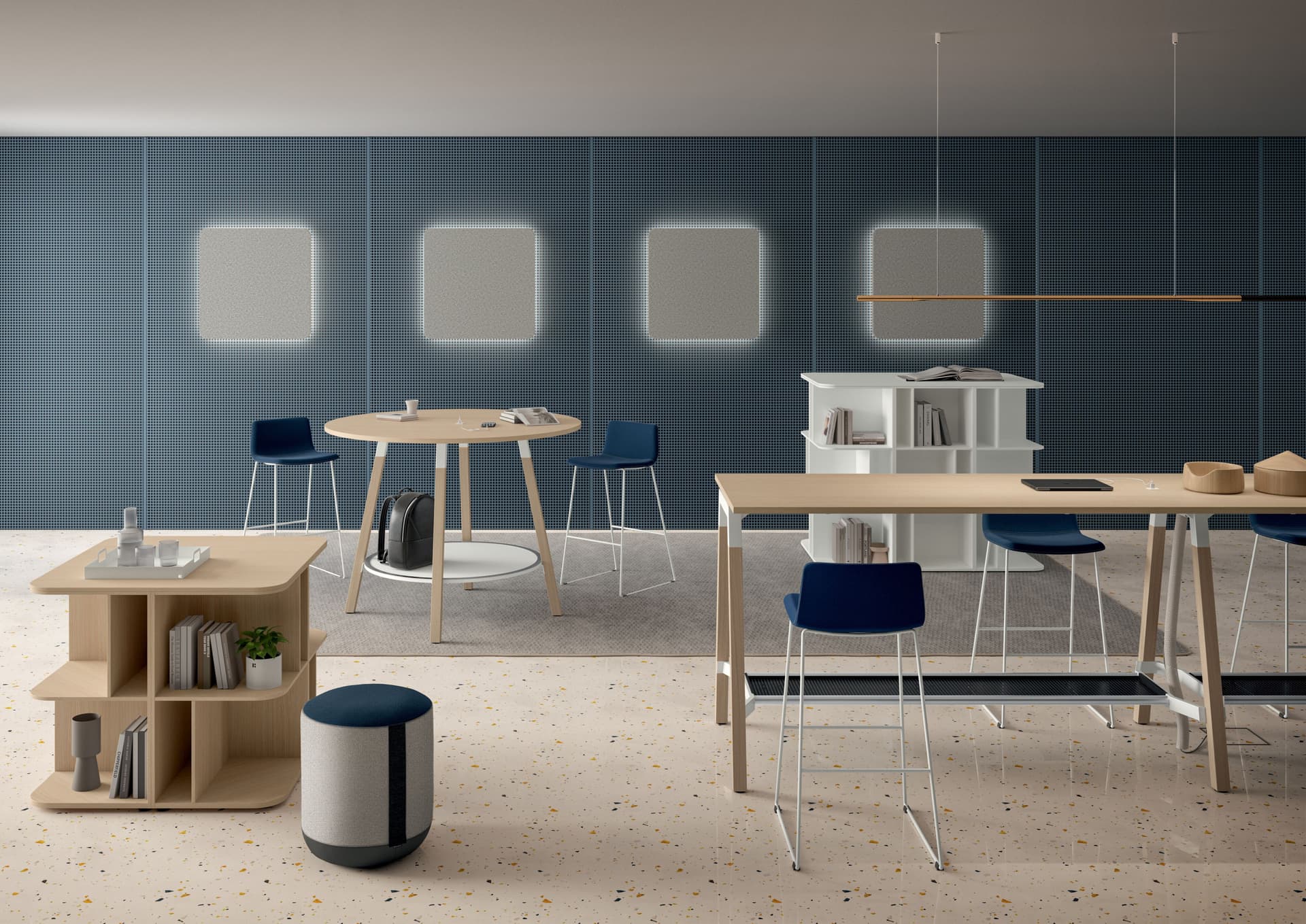 Bralco
POLARE
Round High meeting table