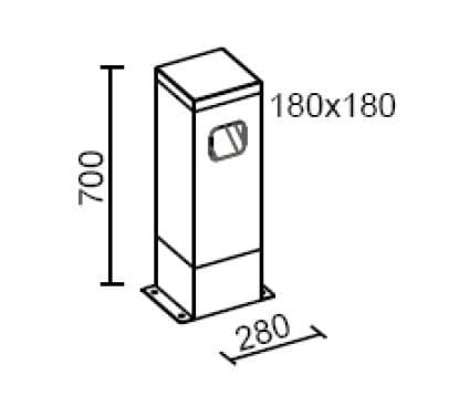 Brillamenti
CEPPO
LED stainless steel and wood bollard light