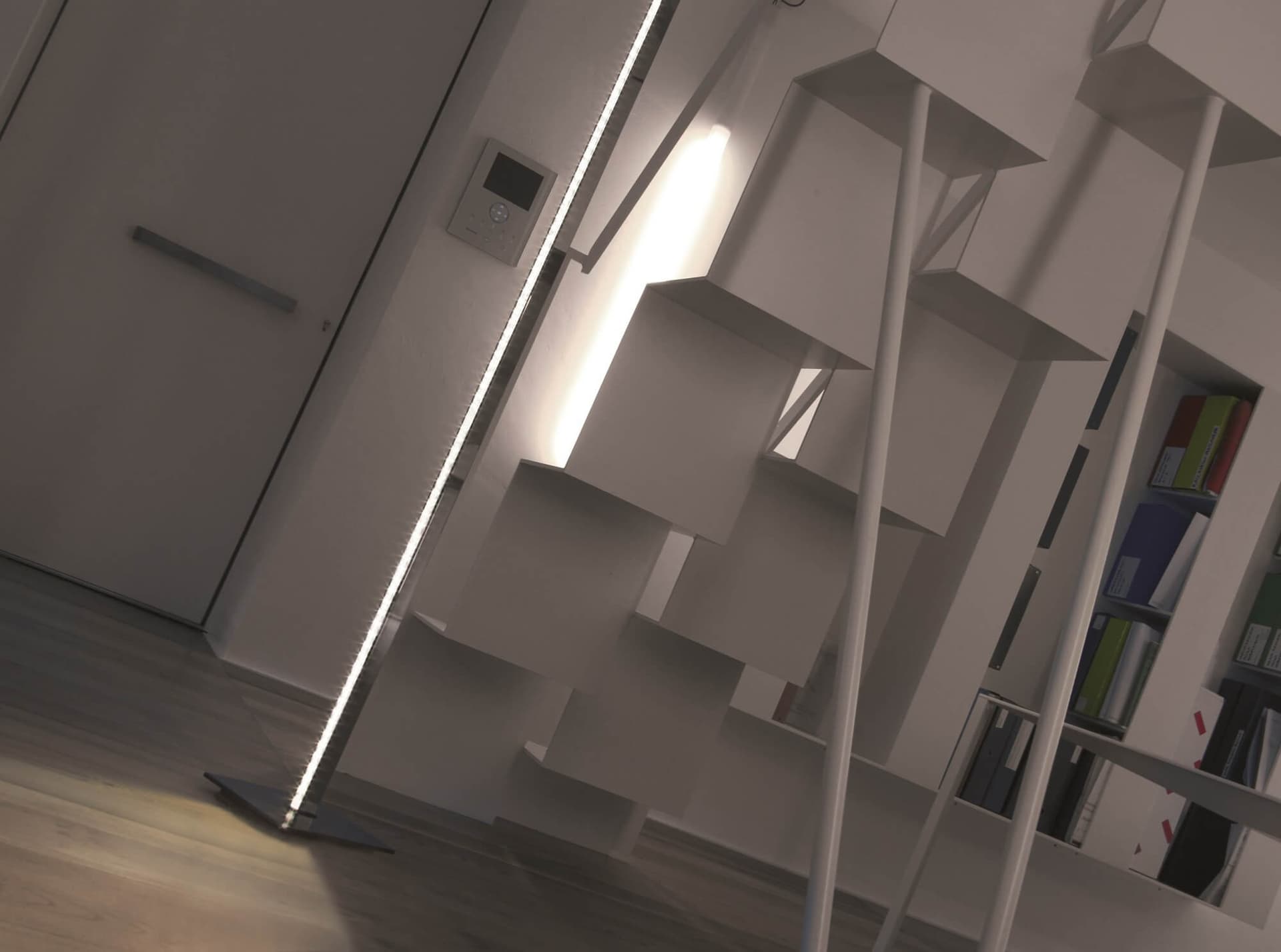 Brillamenti
MITHRA
LED aluminium floor lamp