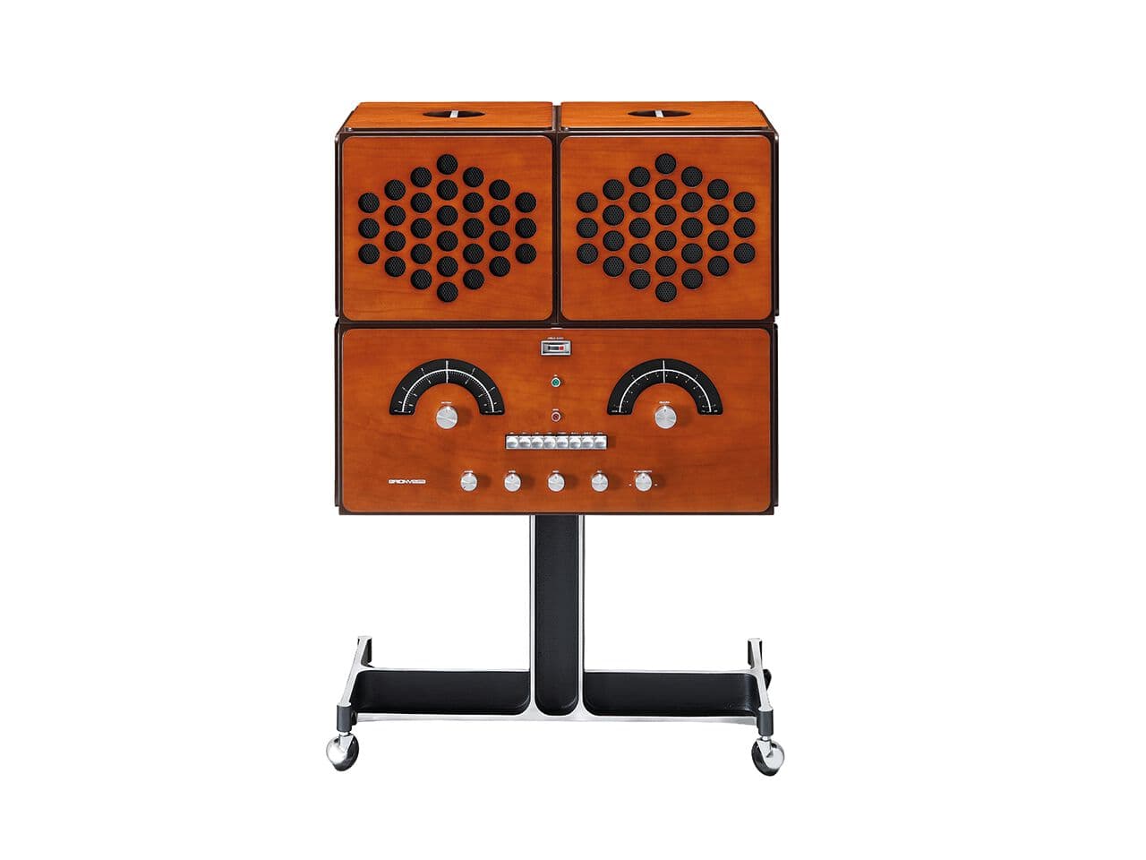 Brionvega
RADIOFONOGRAFO RR226 CILIEGIO LIMITED EDITION
AM/FM radio and record player with amplifier