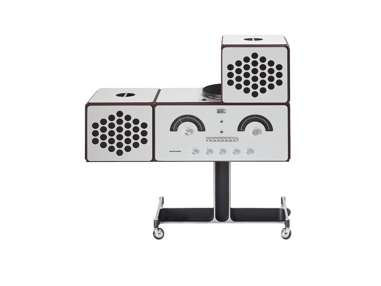 Brionvega
RADIOFONOGRAFO WHITE RR226
Wooden Radio