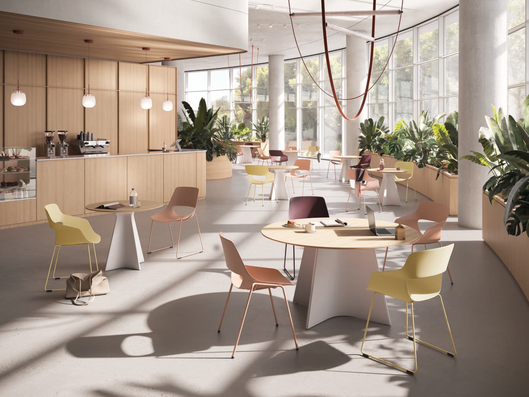 Brunner
SCOOP
Stackable polypropylene chair with armrests