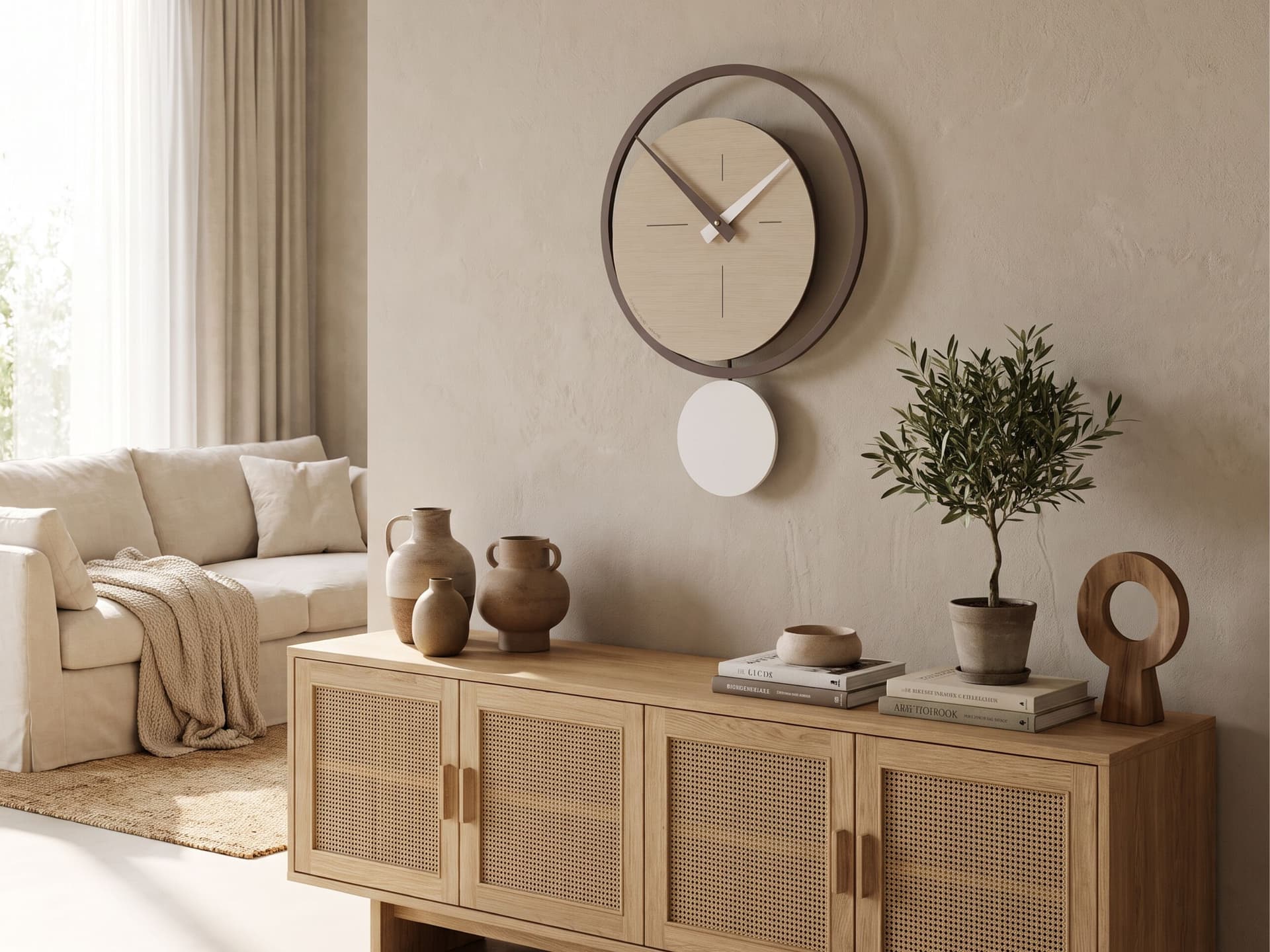 CalleaDesign
ECLIPSE
Wall-mounted pendulum MDF clock