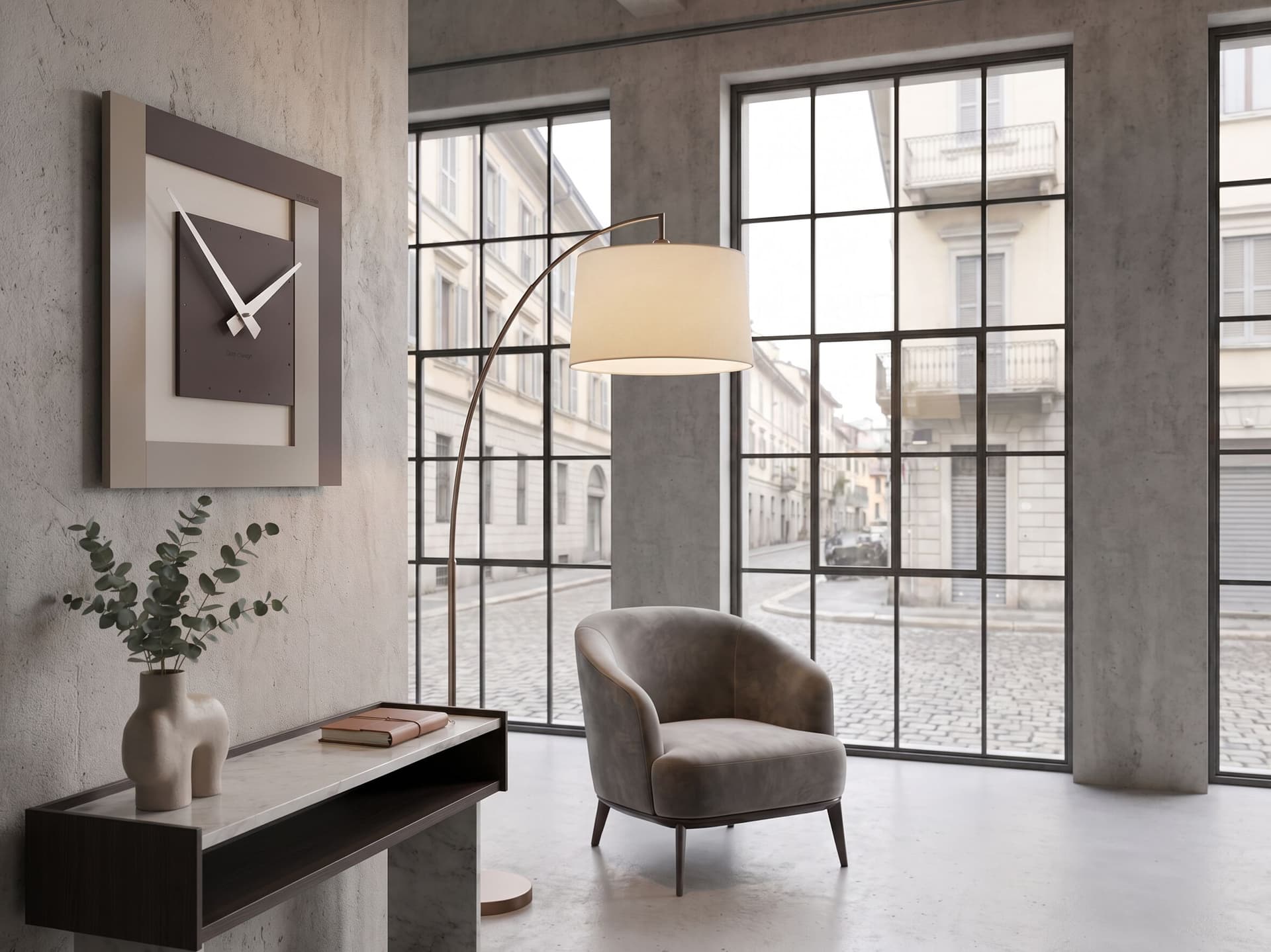 CalleaDesign
STRIPES
Wall-mounted MDF clock