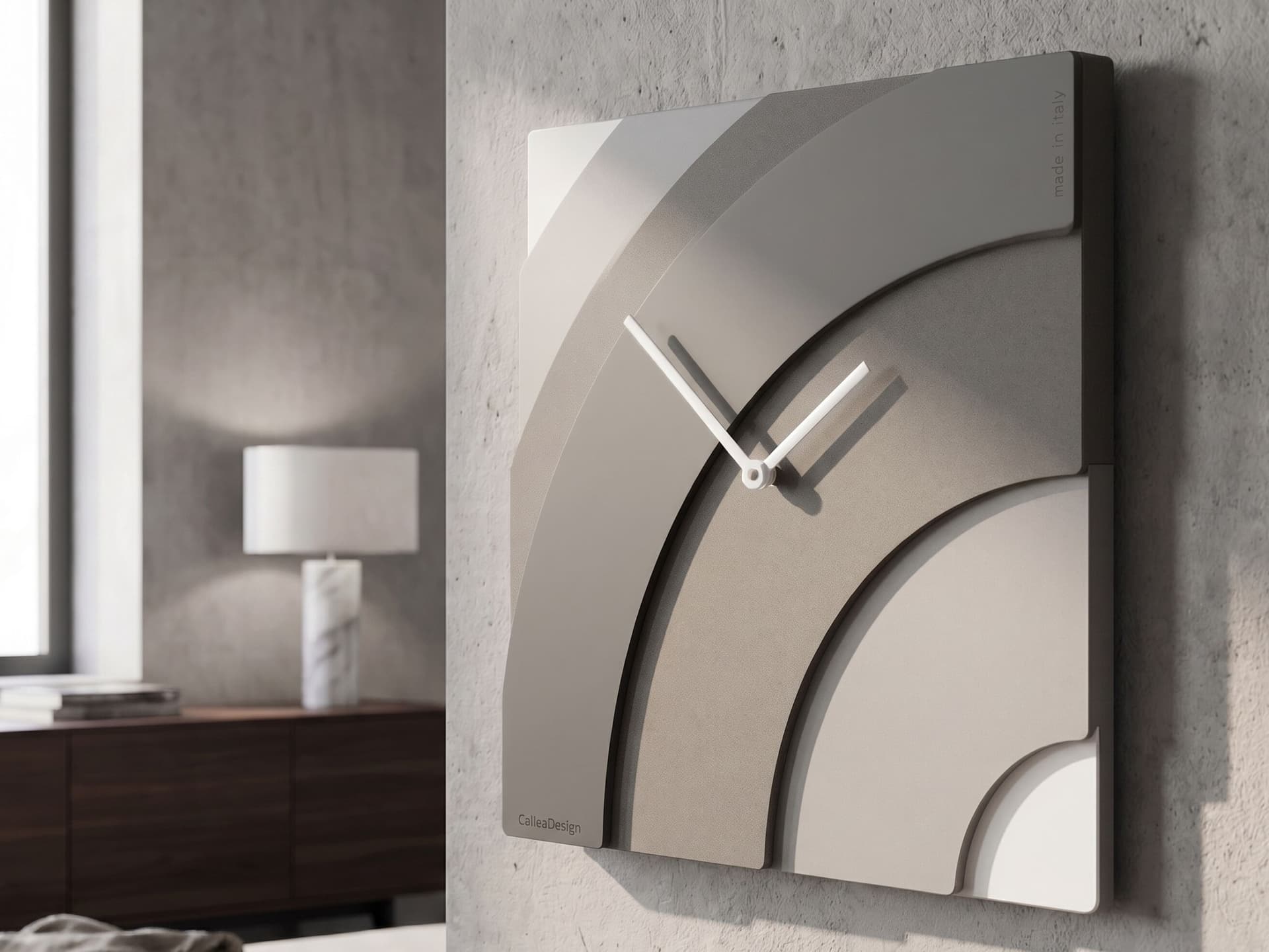 CalleaDesign
WAVES
Wall-mounted MDF clock
