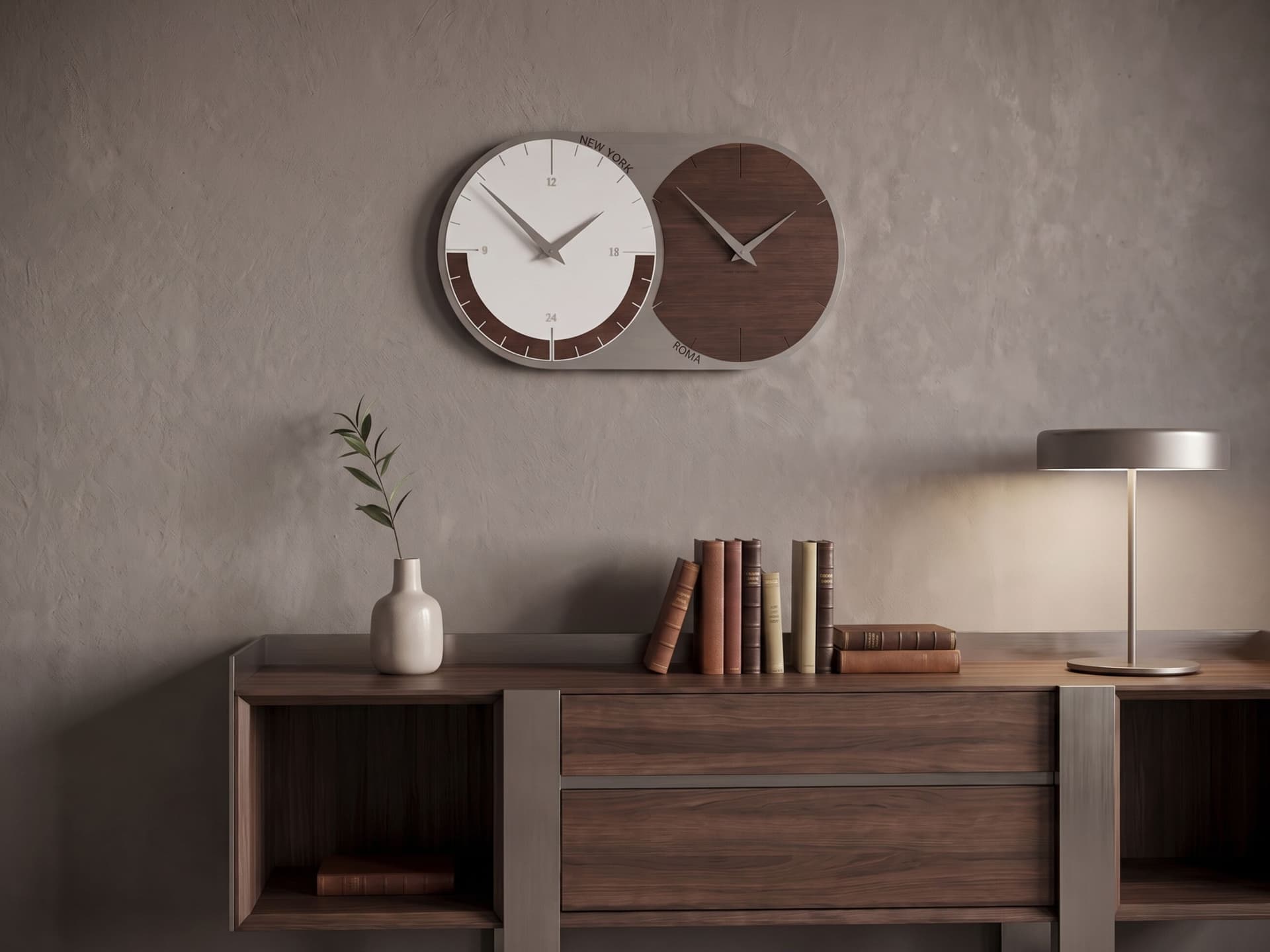 CalleaDesign
WORLD CLOCK 2
Wall-mounted MDF clock