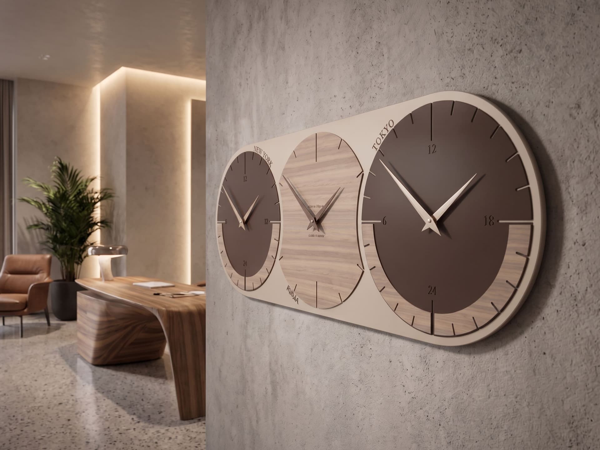 CalleaDesign
WORLD CLOCK 3
Wall-mounted MDF clock