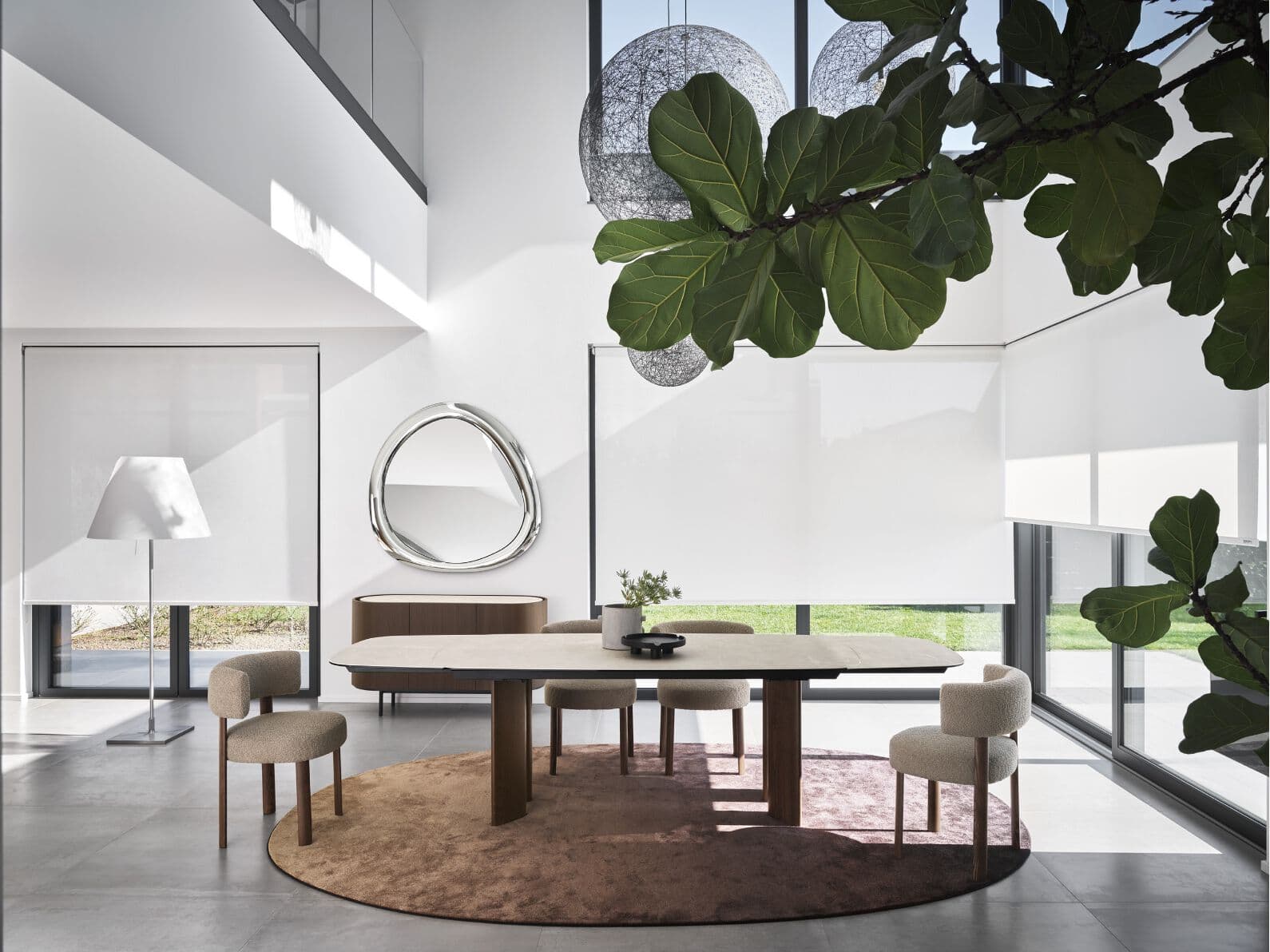 Calligaris
GLEN
Open back fabric chair