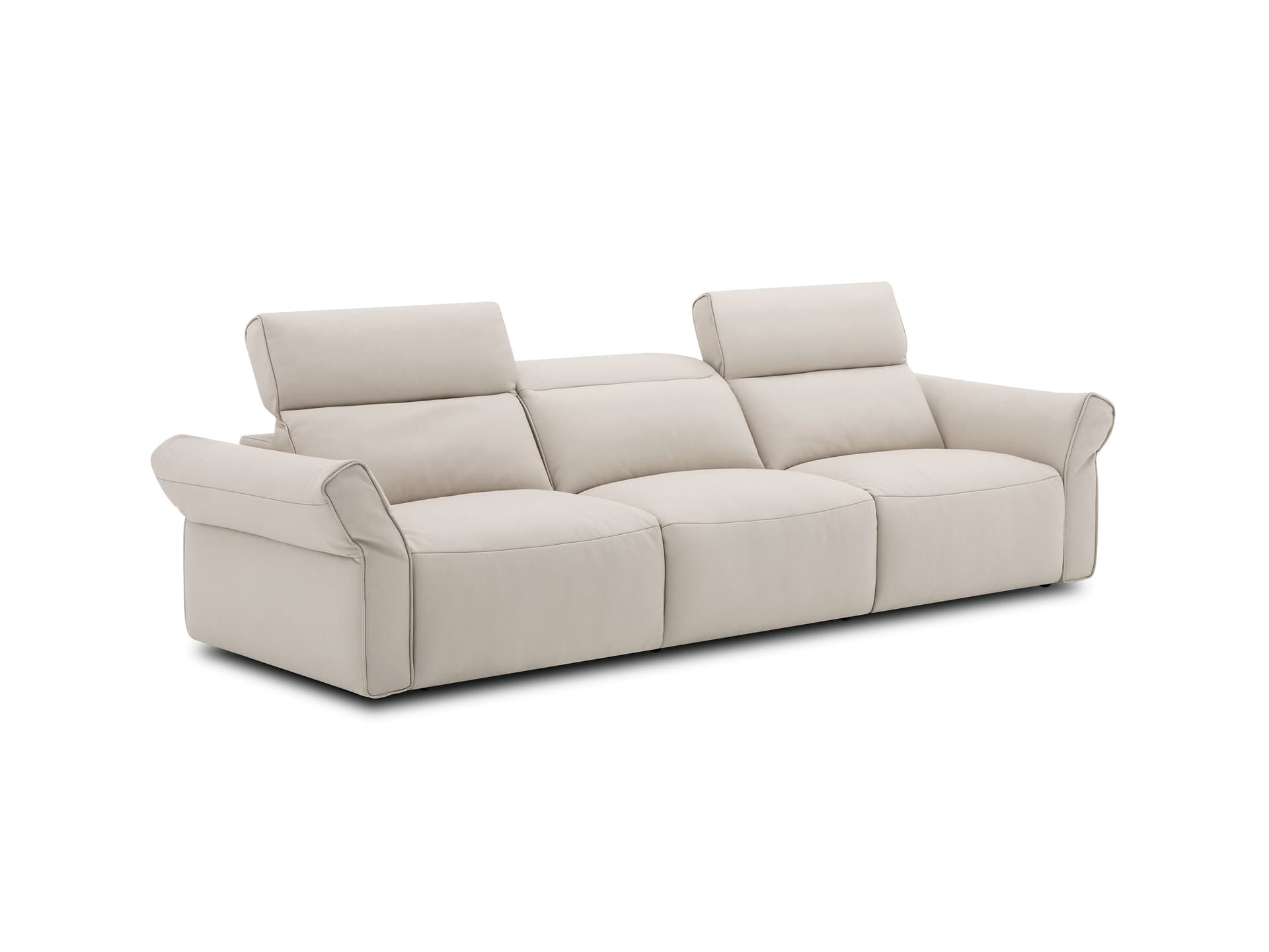 CAMPO DE' FIORI
LULL
Modular recliner leather sofa with electric motion