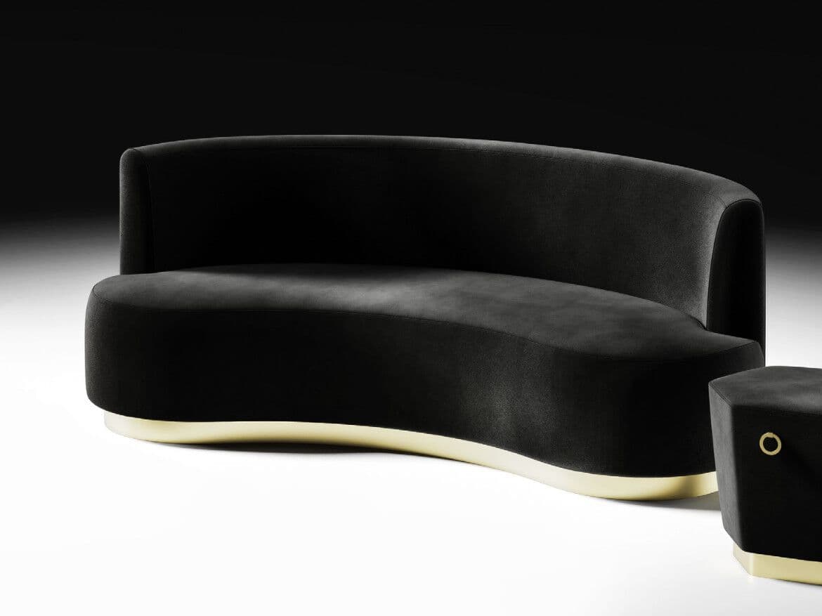 CASA +39
MATISSE
3 seater curved fabric sofa