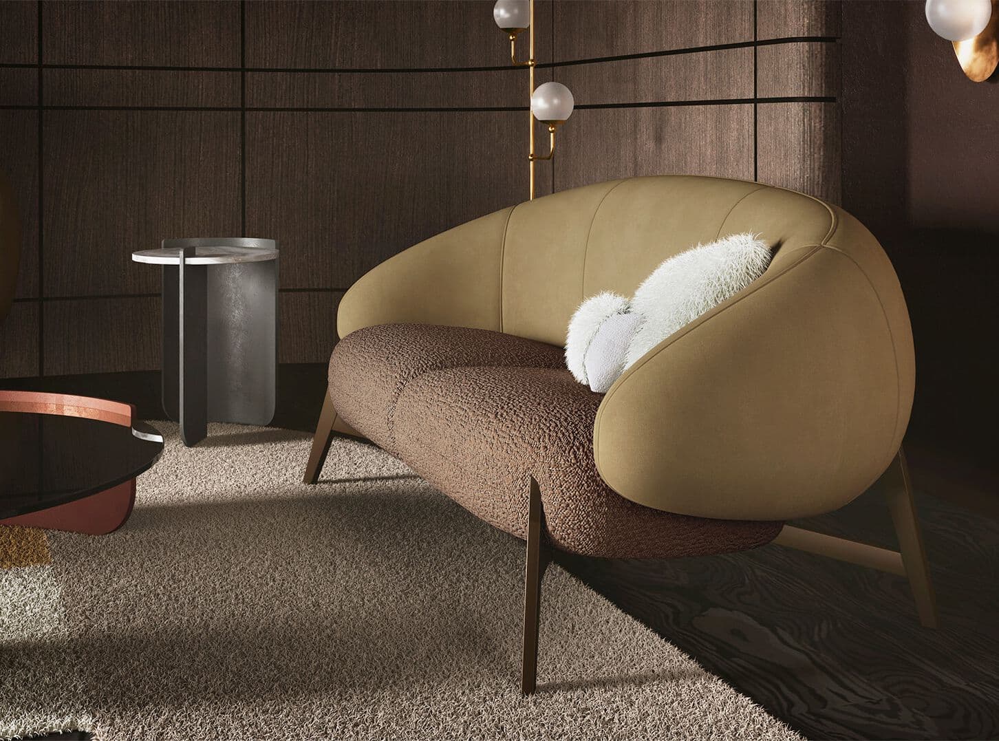 CASA +39
MICHELIA
2 seater fabric sofa