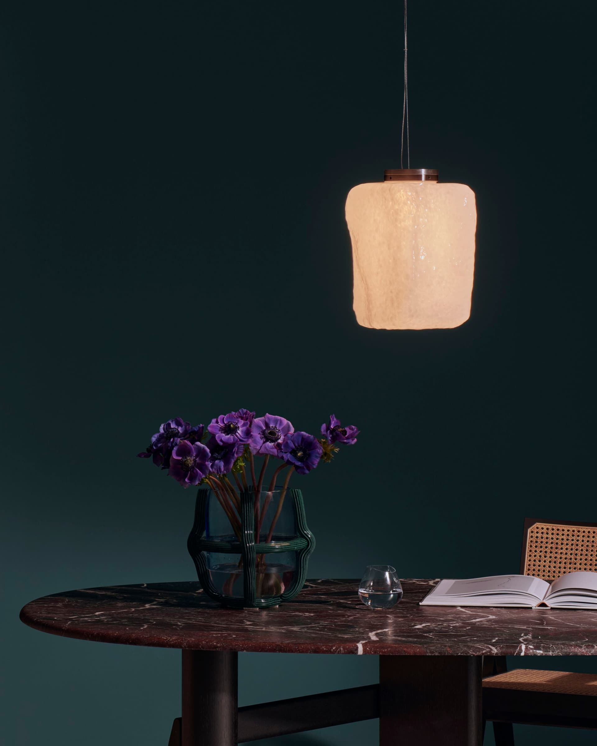 Cassina
WAX, STONE, LIGHT
Murano glass pendant lamp