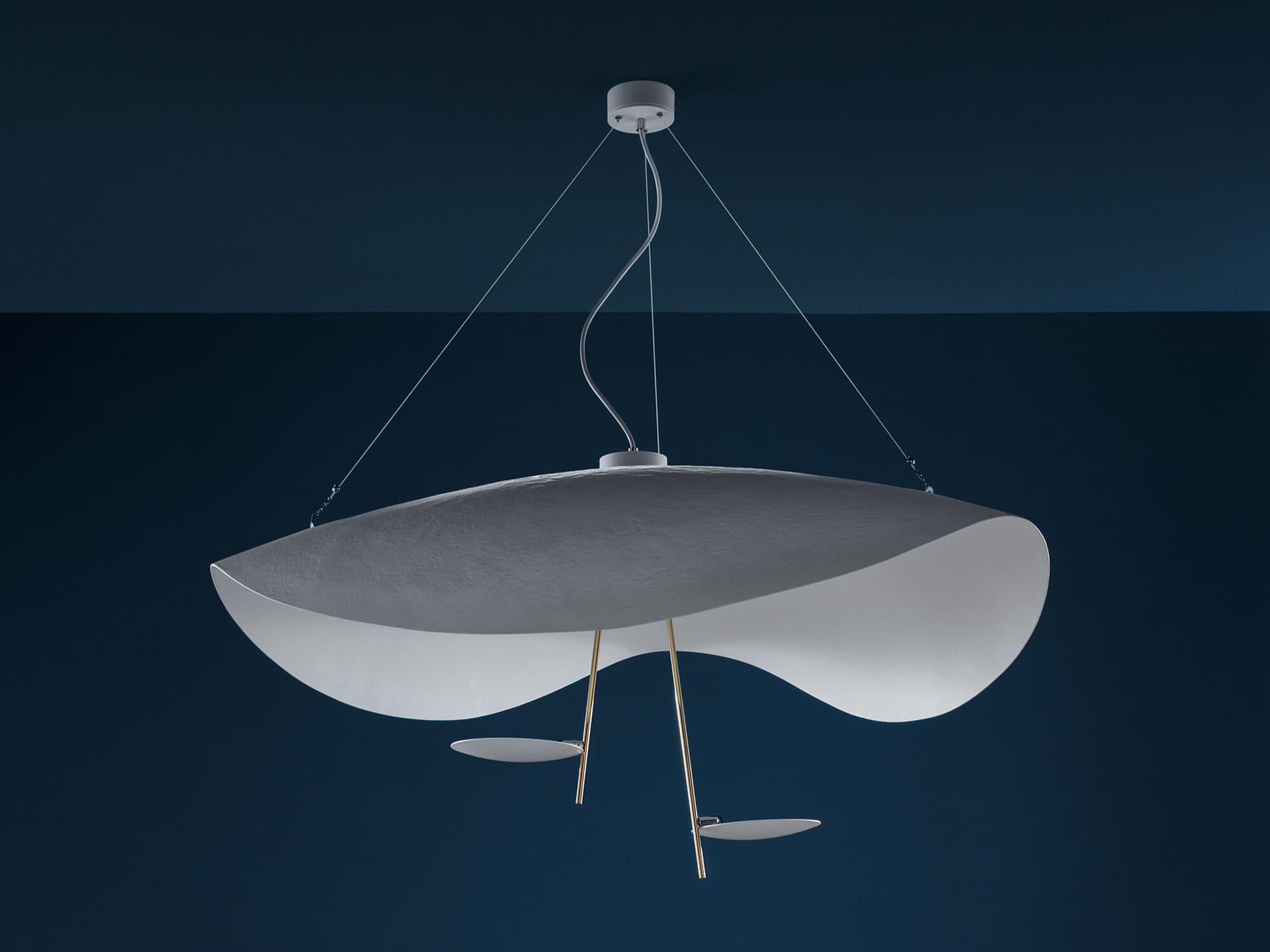 LEDERAM MANTA S2 - Подвесная лампа из стекловолокна