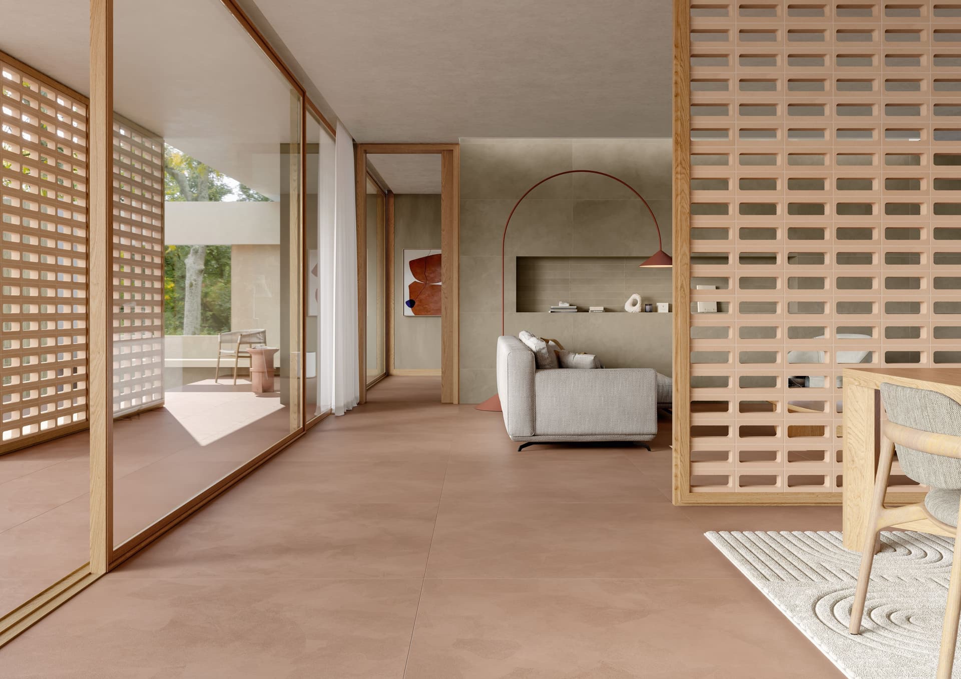 Ceramiche Marca Corona
CALCECRETA TERRACOTTA
Porcelain stoneware wall/floor tiles