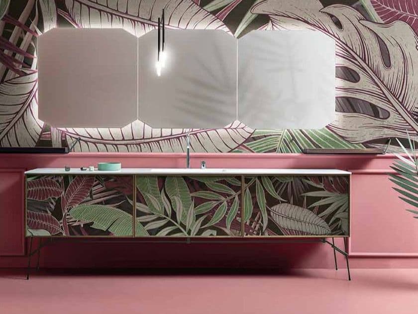 Cerasa
DES CAPSULE N.1 69
Floor-standing single EQ Dekor glass-fibre vanity unit with drawers