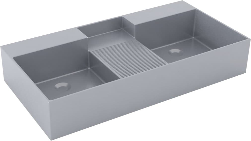 COLAVENE
NOBU
Countertop double rectangular washbasin