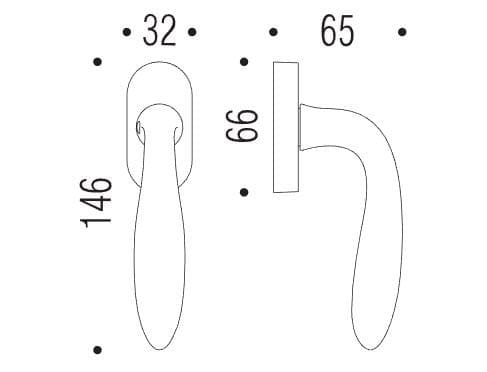 Colombo Design
MACH CD 82 DK/SM
DK Cromall® window handle on rose