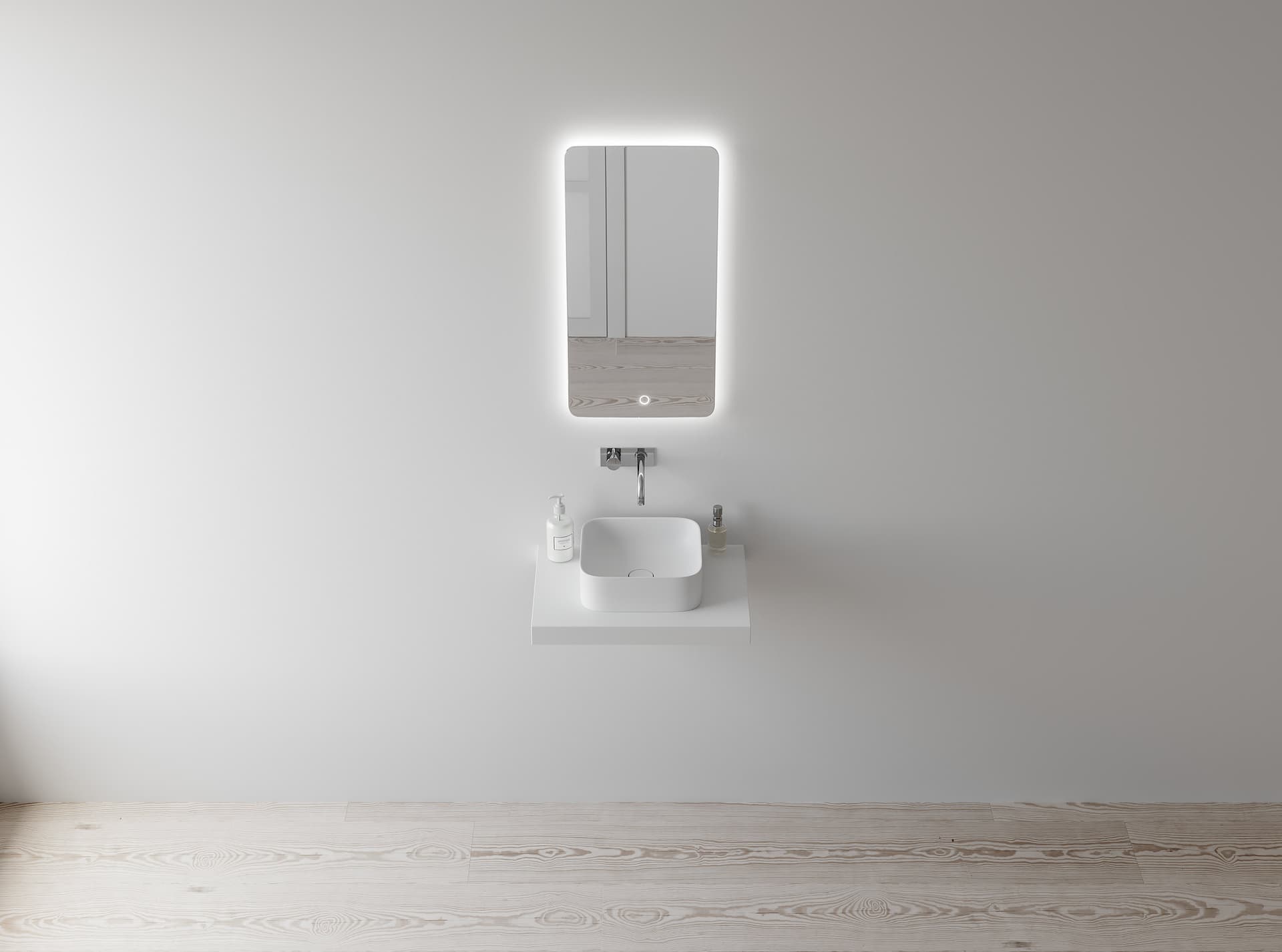 Copenhagen Bath
YUNO TA
Countertop square wall-mounted washbasin