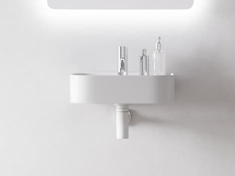 Copenhagen Bath
YUNO WA
Wall-mounted single square washbasin