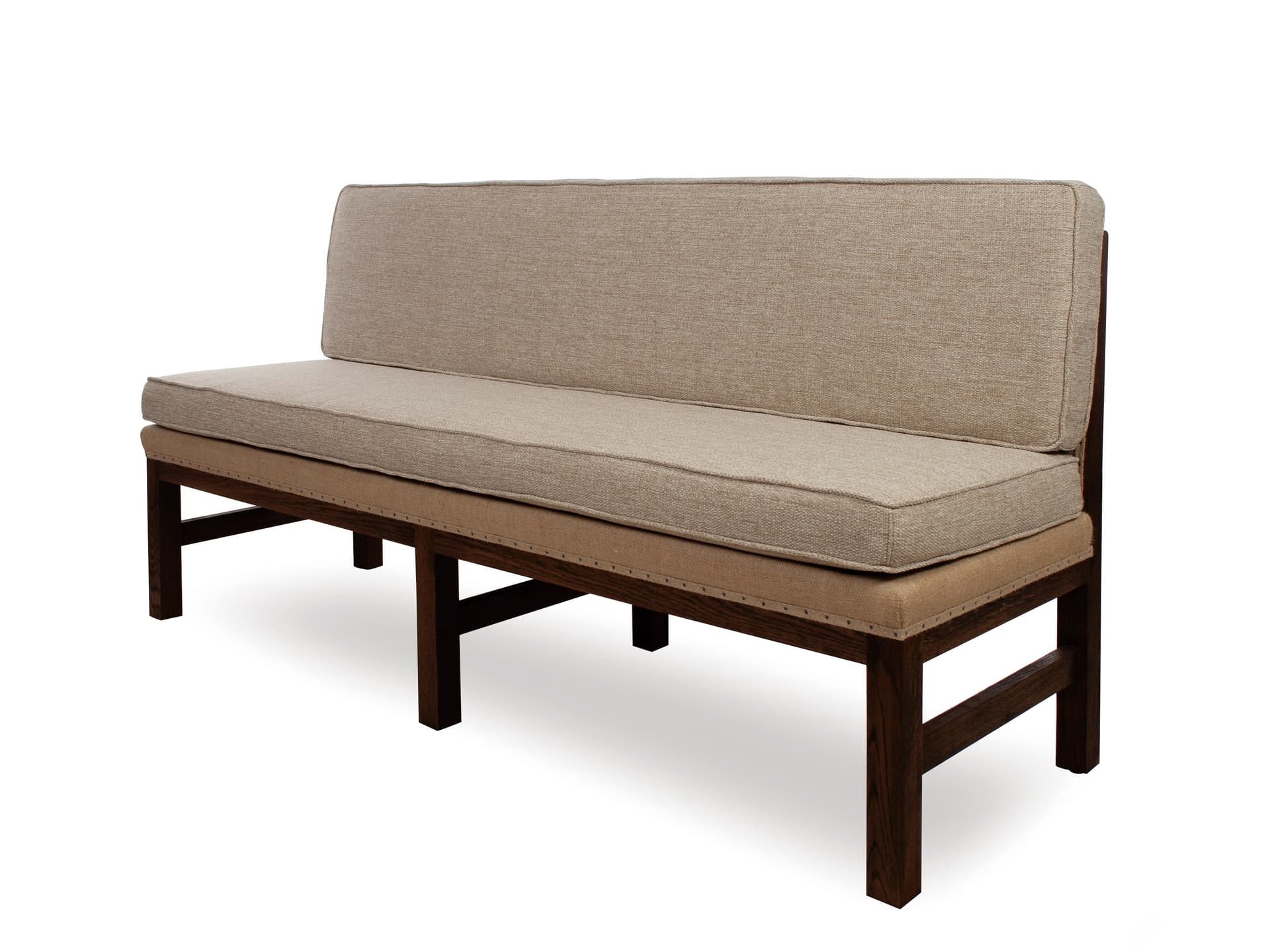 Crearte Collections
ARCO ESSENCE
Upholstered fabric bench with back