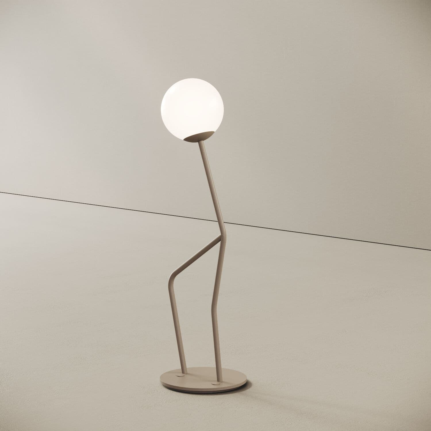 Creazione SUGO
OMINO OBSERVER
LED stainless steel floor lamp with photocatalytic treatment