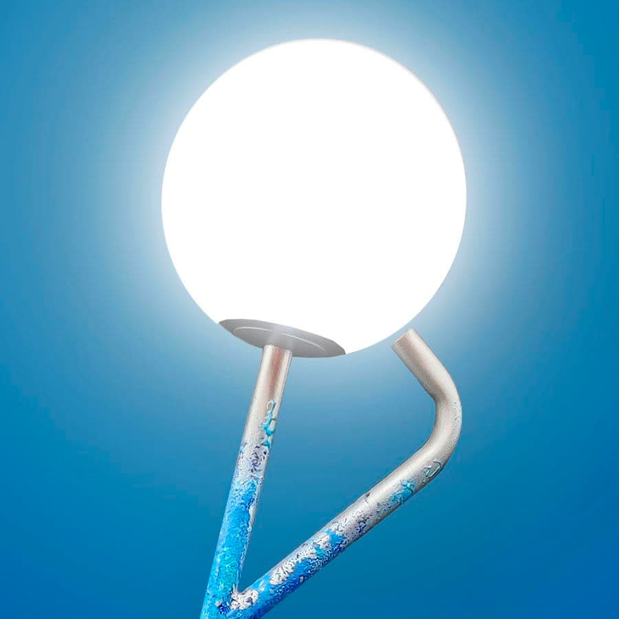 Creazione SUGO
OMINO POSER FALLS
LED stainless steel floor lamp with photocatalytic treatment