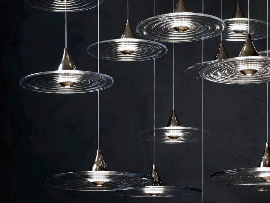 Creazione SUGO
RAIN
LED Pyrex® pendant lamp with photocatalytic treatment