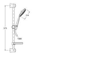CRISTINA Rubinetterie
CRIPD097
Shower wallbar with soap dish