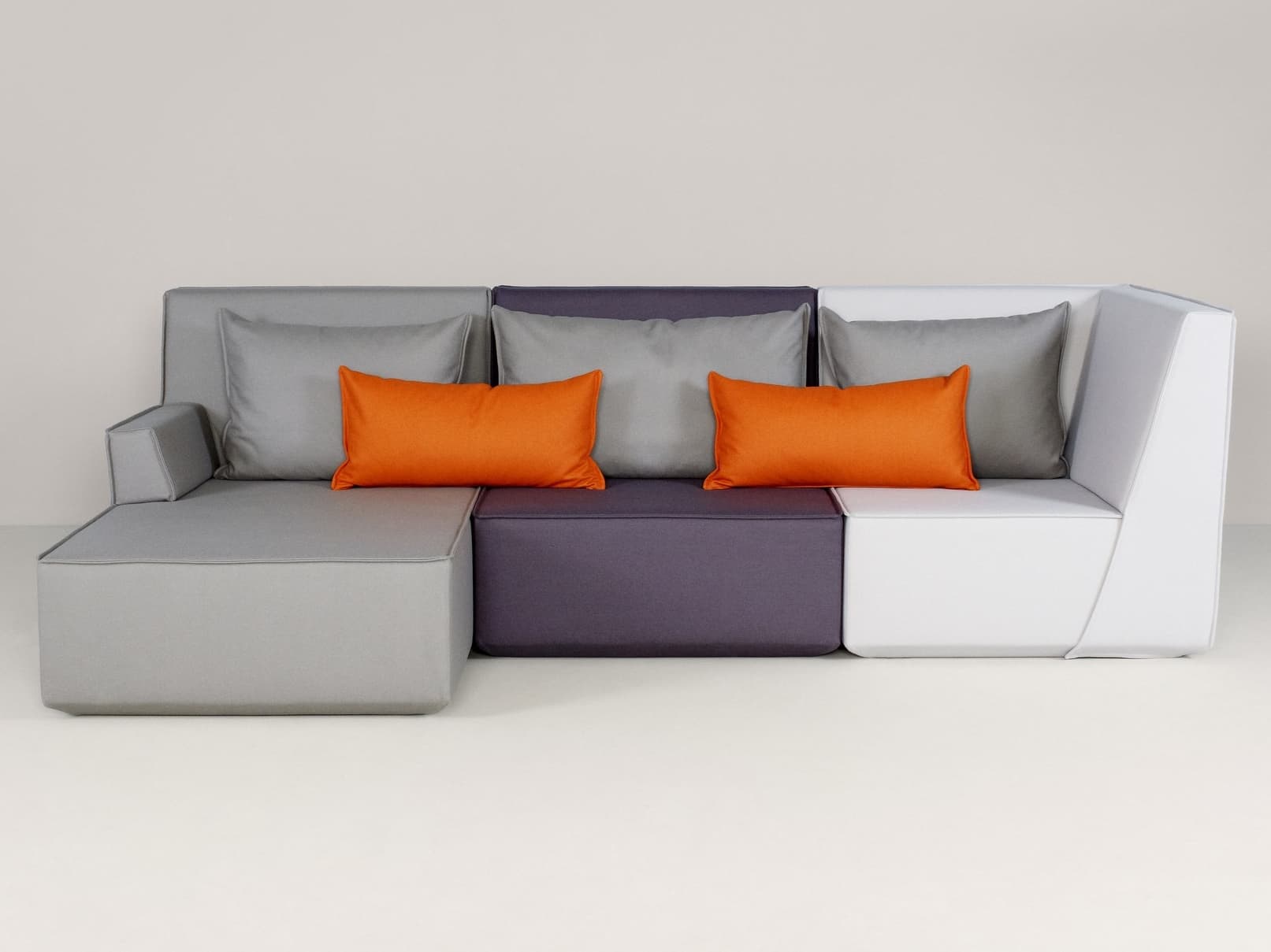 Cubit by Mymito
CUBIT
Modular 3 seater fabric sofa