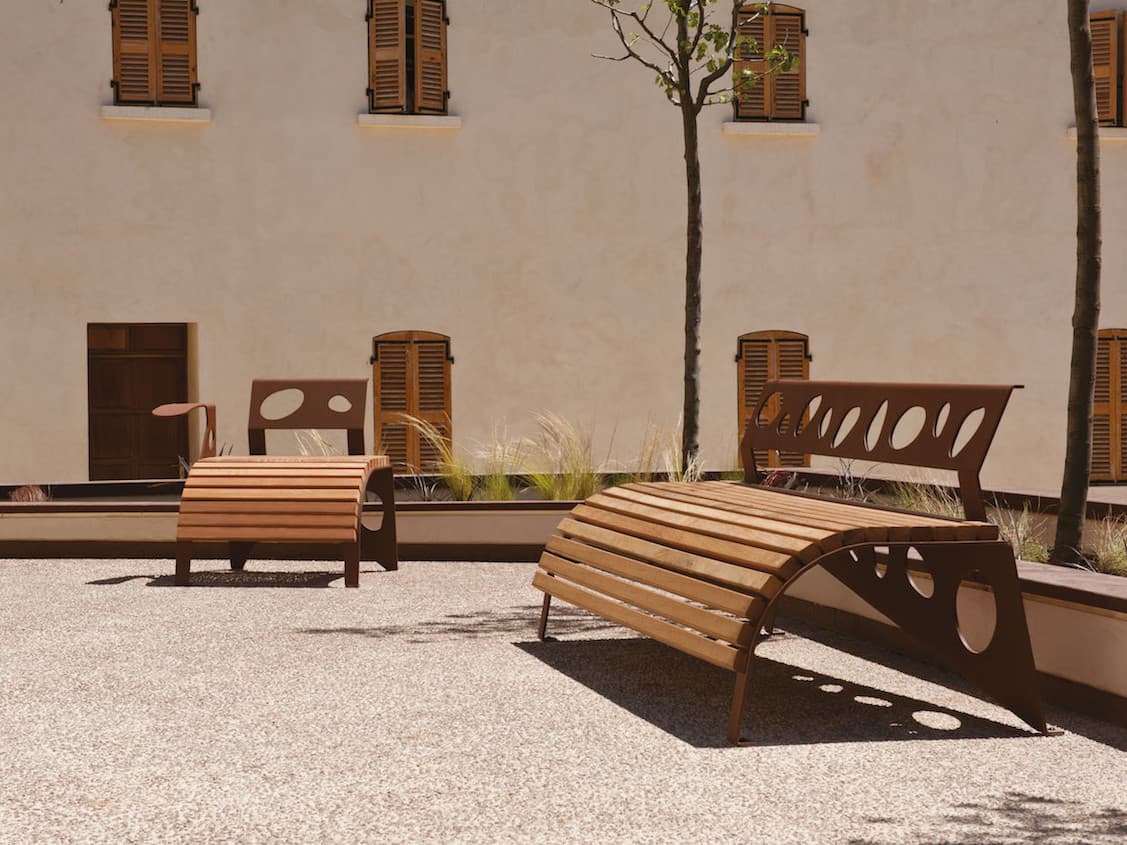 CYRIA
GREEN PALACIO II
Bench with back