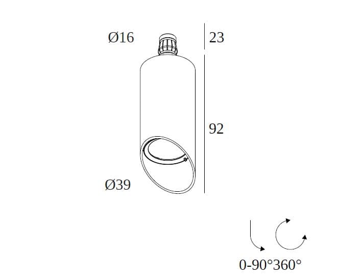 Deltalight
SPY II 39 JACK TRIMLESS WALLWASH
LED ceiling adjustable wall washer