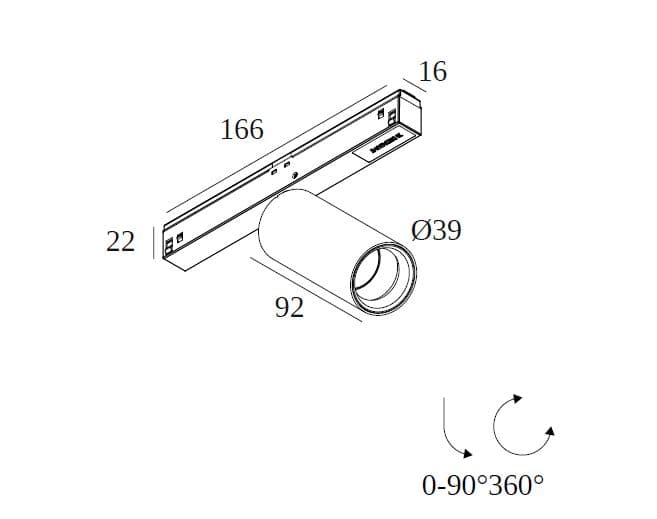 Deltalight
SPY II 39 M26L FOCUS
Adjustable ceiling LED spotlight