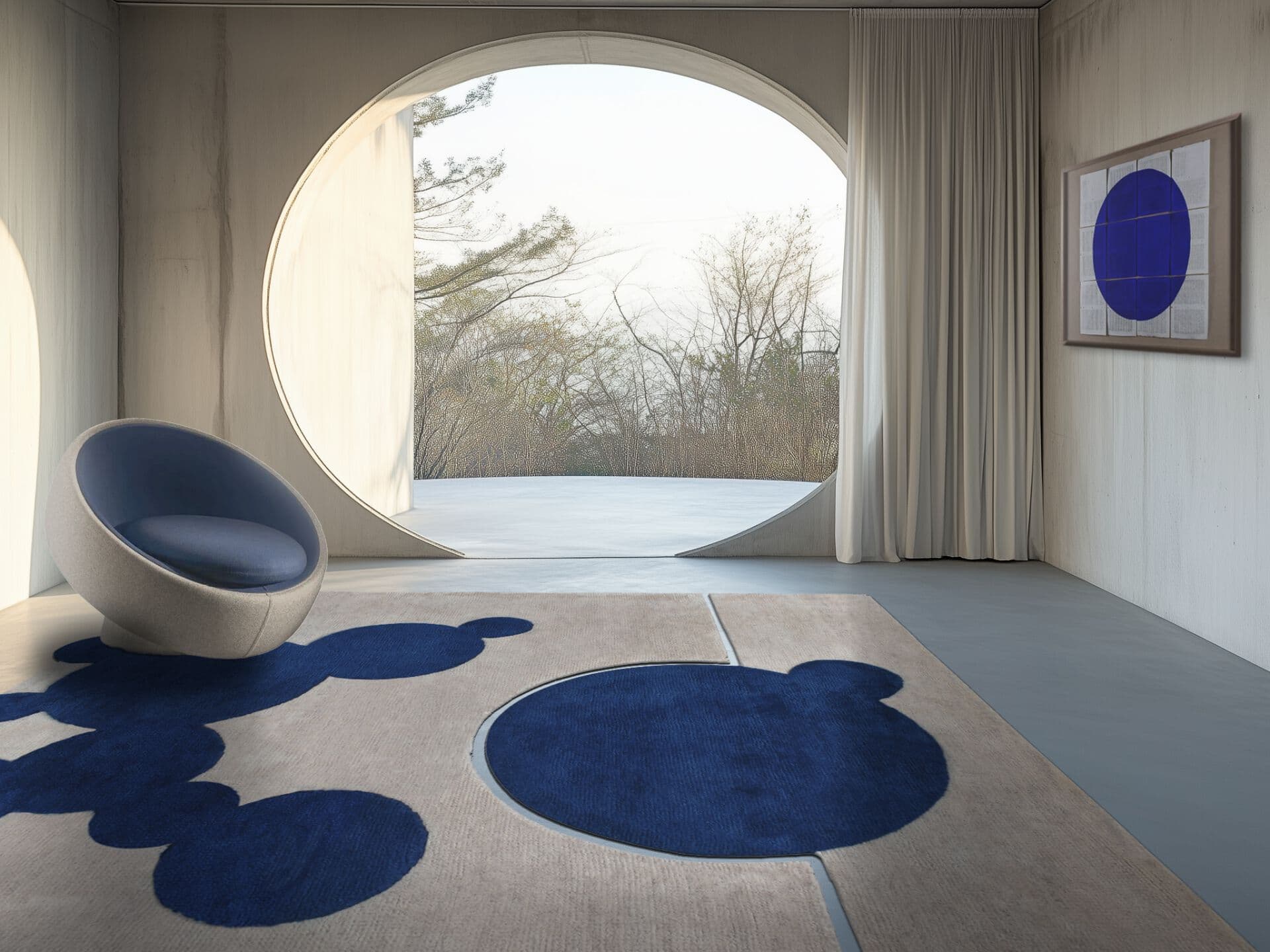 Dinodo Studio
LIQUIDITY
Rectangular Himalayan Wool rug