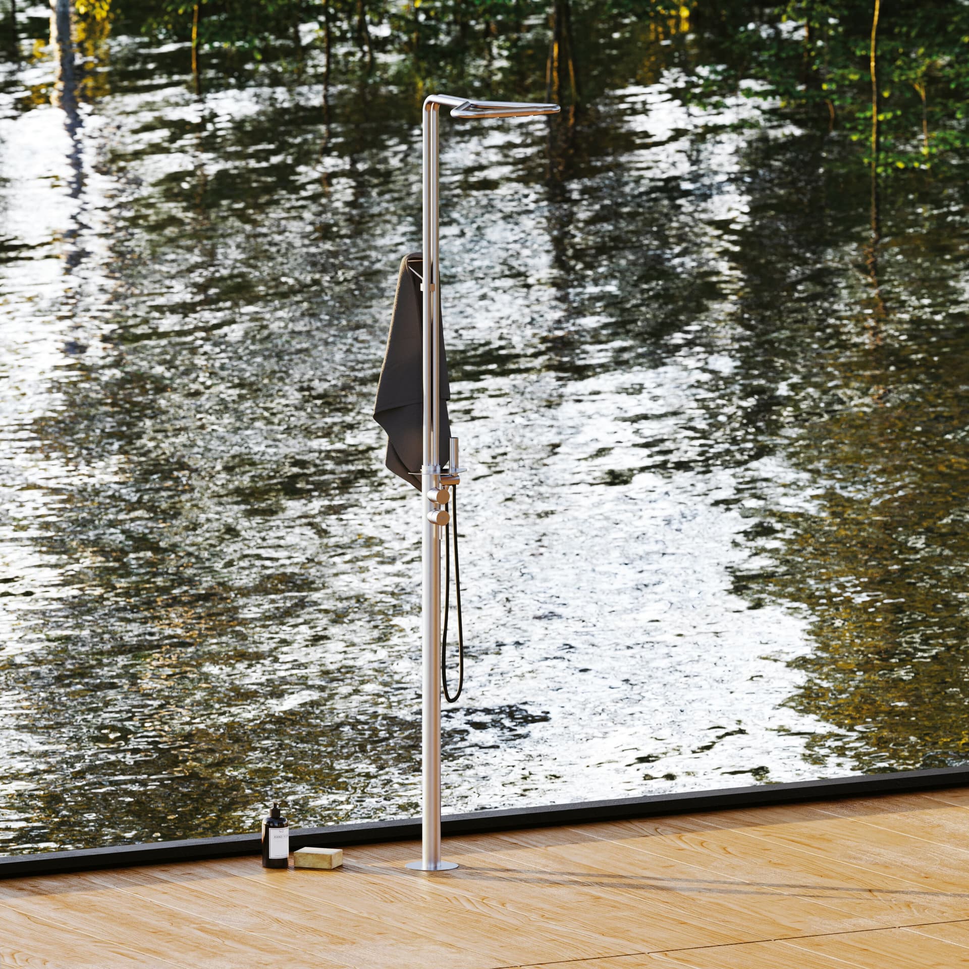 DISENIA
LIBECCIO
Stainless steel shower panel