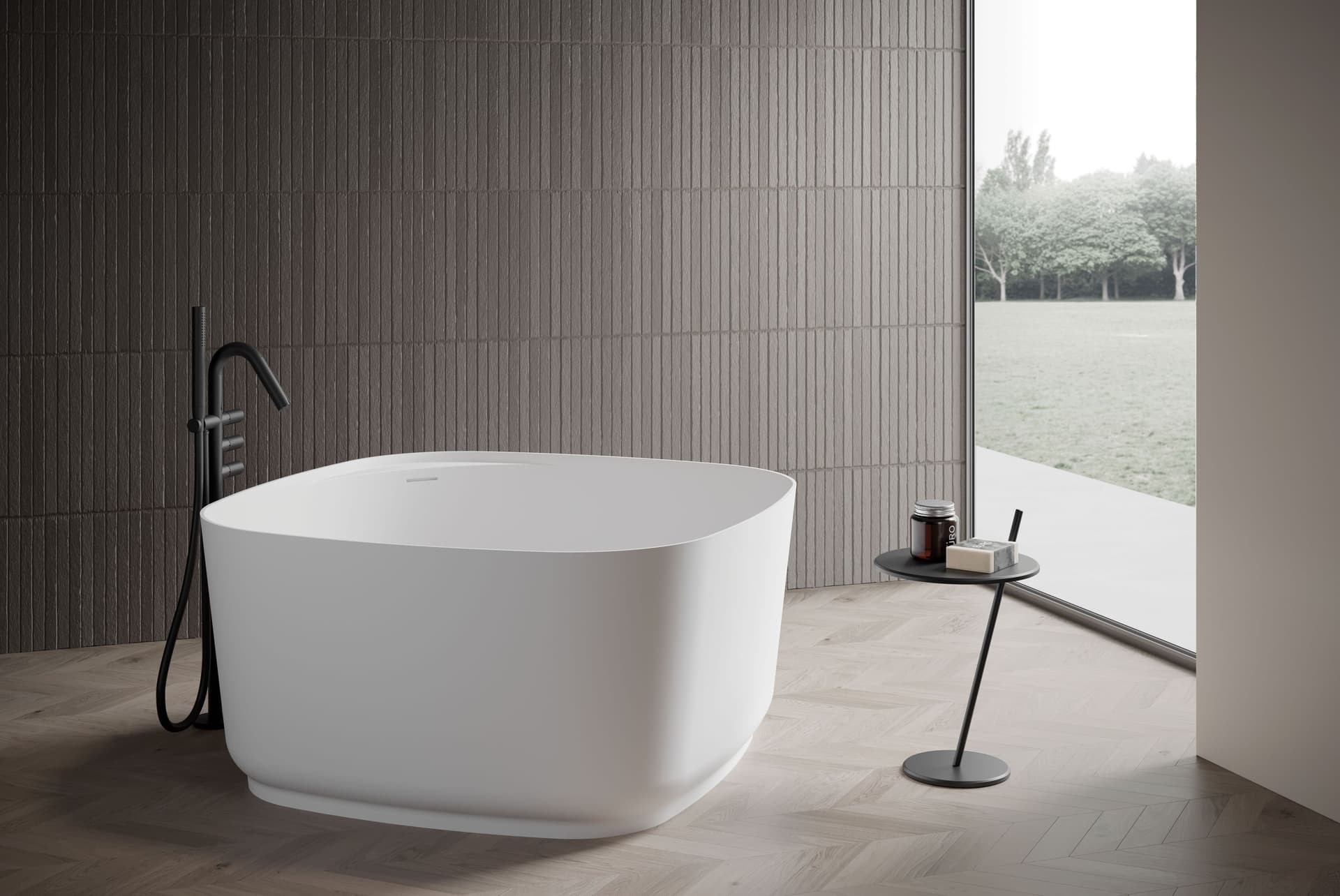 DISENIA
SECOND
Square freestanding Aquatech® bathtub