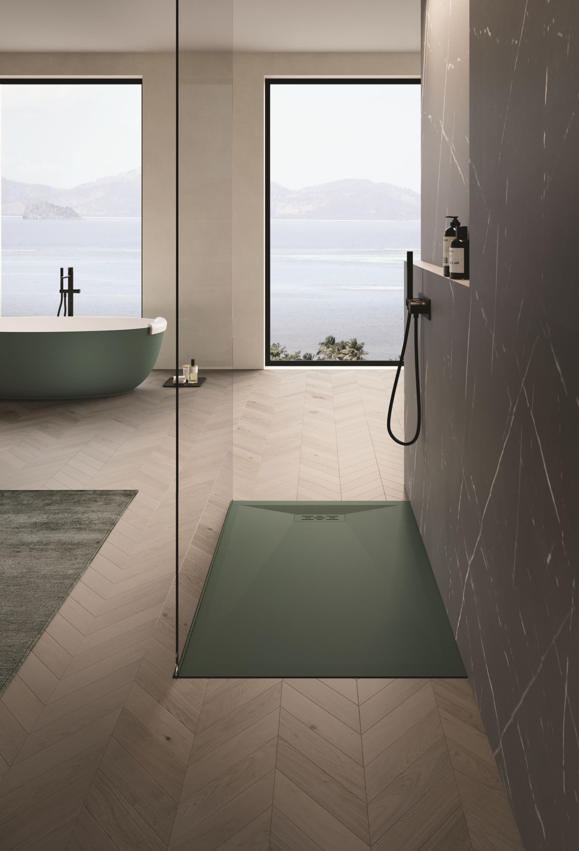 DISENIA
TWENTY
Rectangular Technogel® shower tray