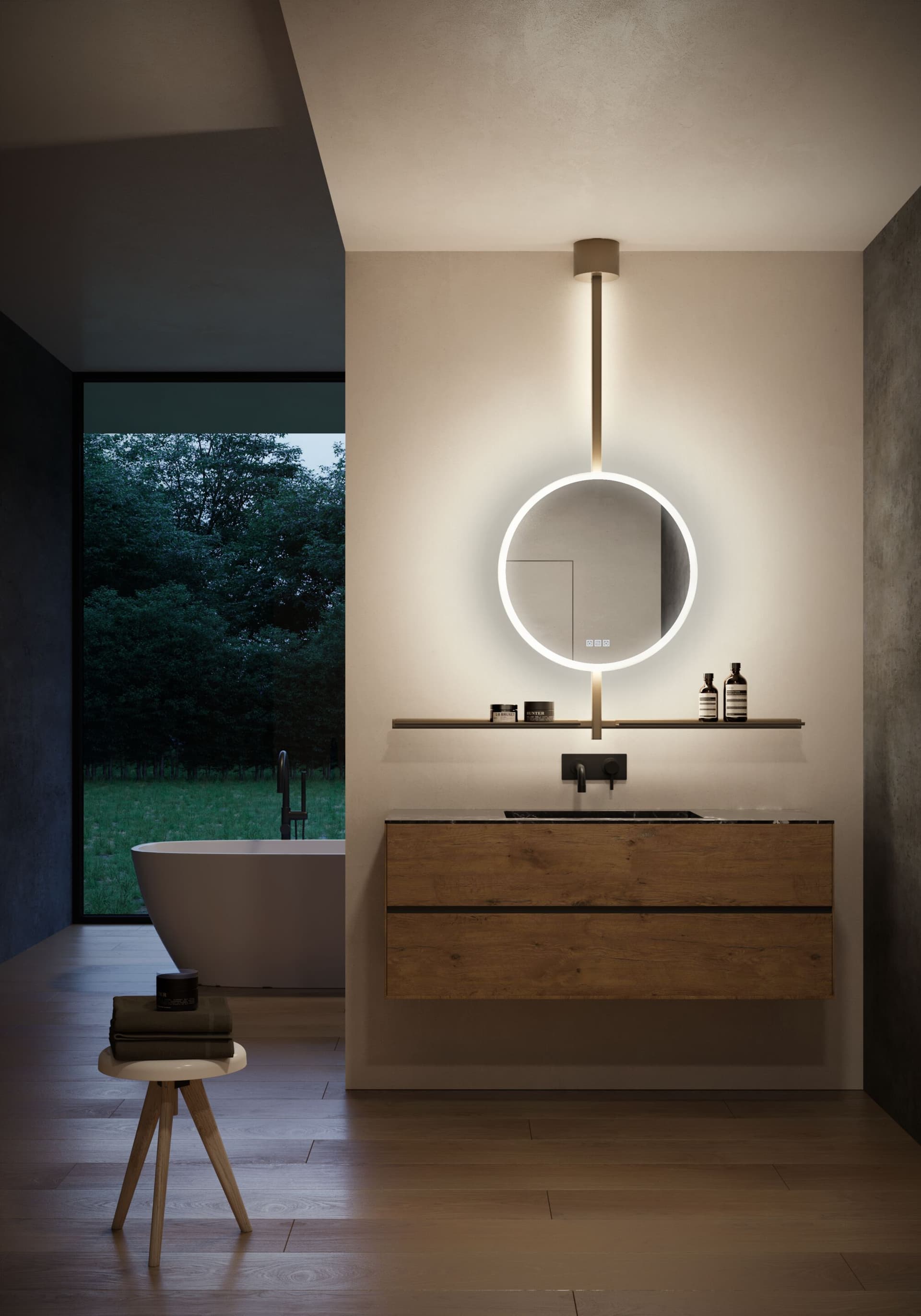 Domus Line
IO-S
Round LED mirror with frame