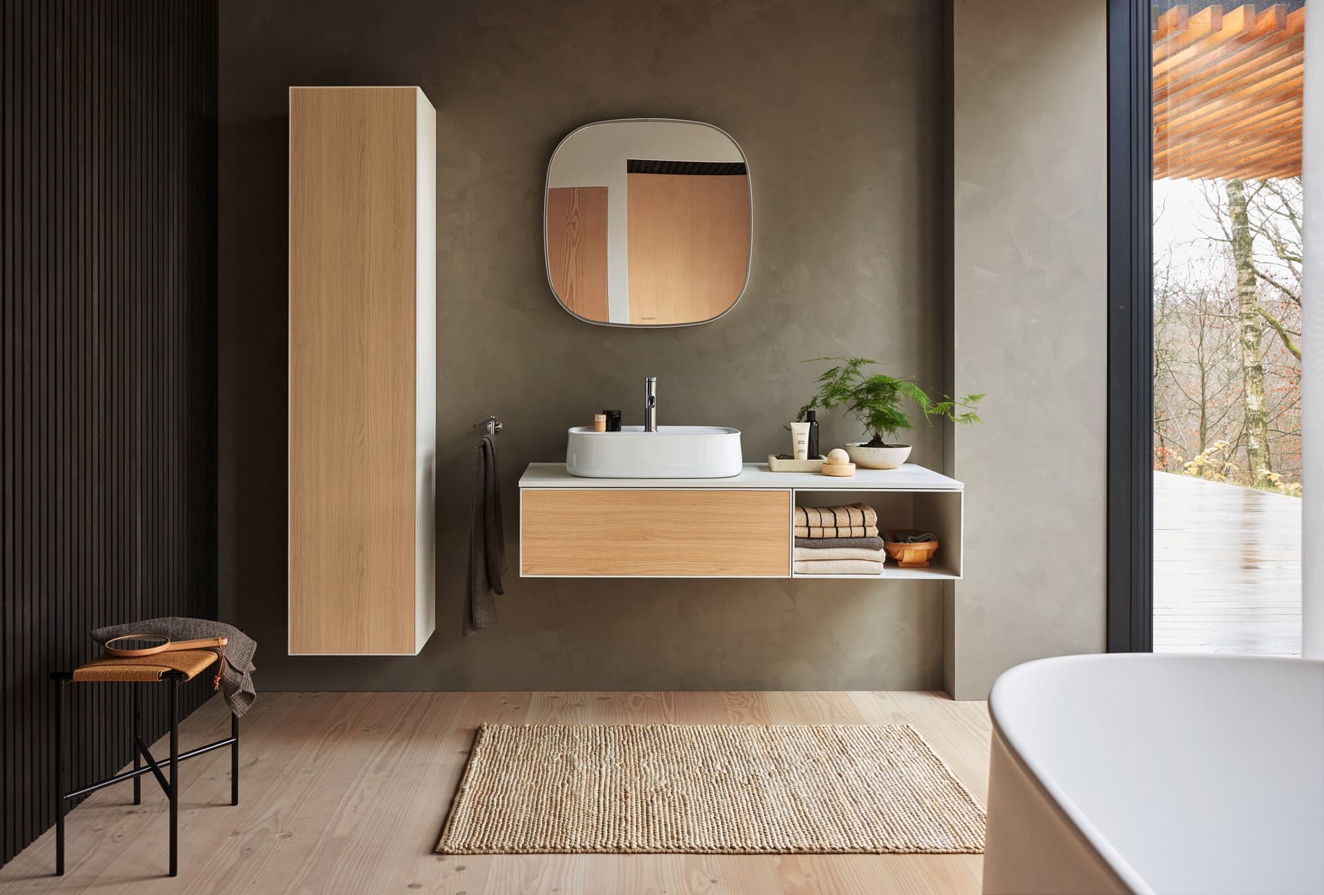 Duravit
ZENCHA ZE7066
Wall-mounted square bathroom mirror