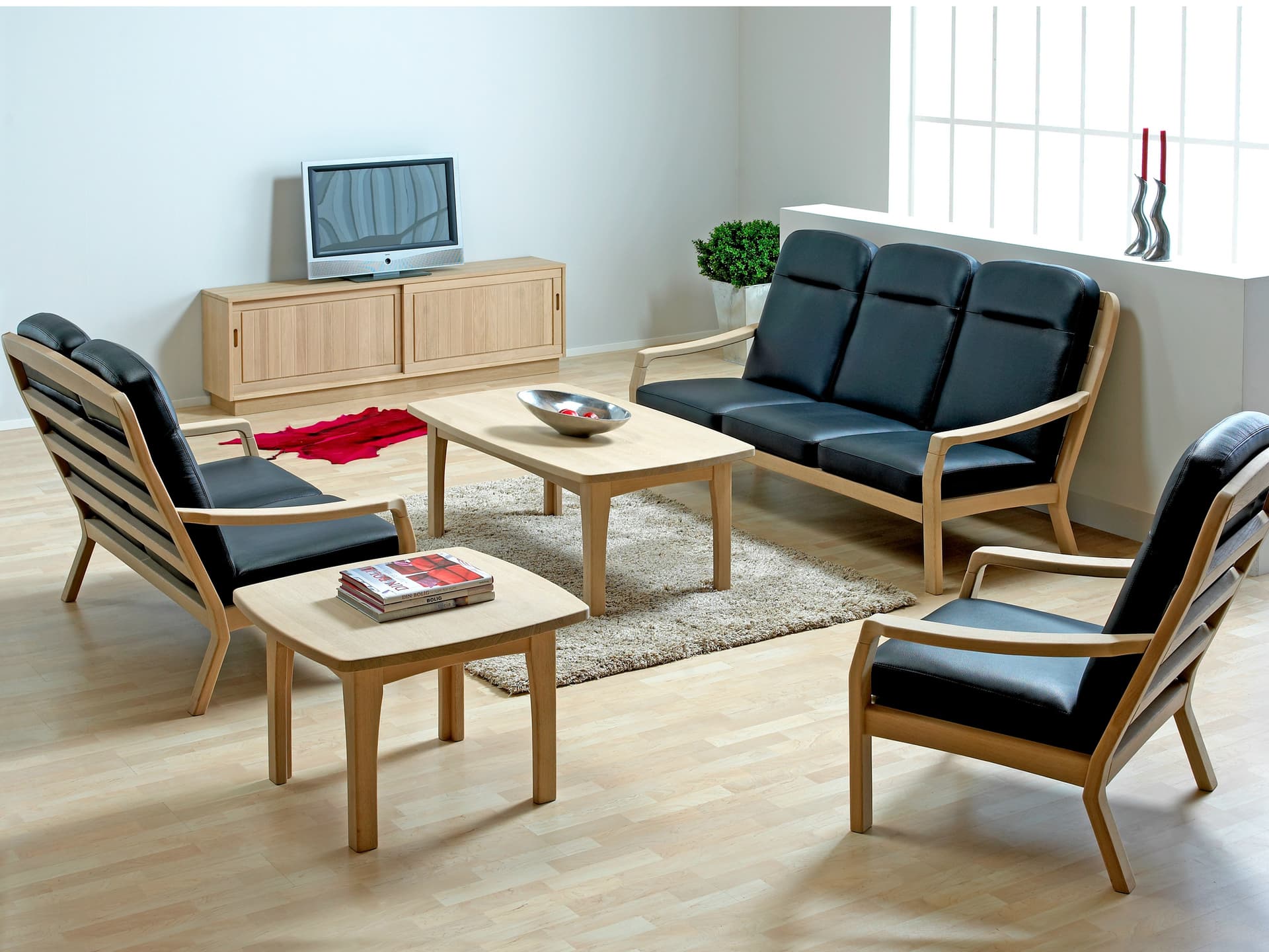 Dyrlund 9258EK - Прямоугольный деревянный кофейный стол