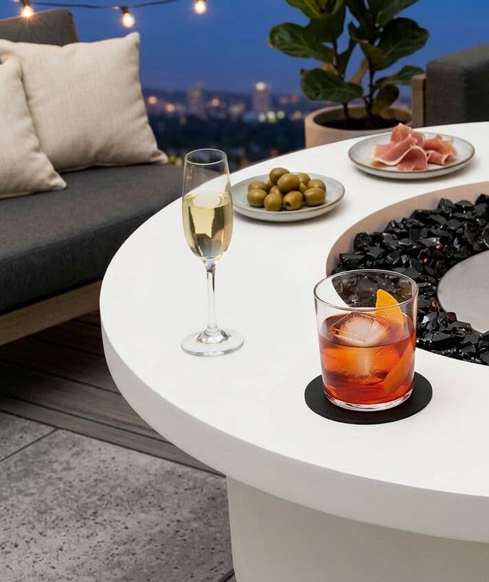 EcoSmart Fire
MIMOSA 40
Freestanding bioethanol or gas fireplace