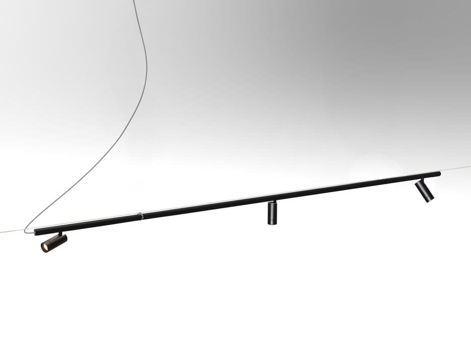 EGOLUCE
IRIS LINEARE CAVO
Adjustable cable suspension lamp in aluminium