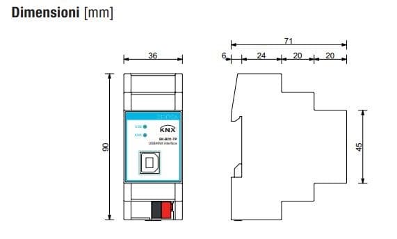EKINEX
EKINEX® EK-BD1-TP
USB/KNX interface